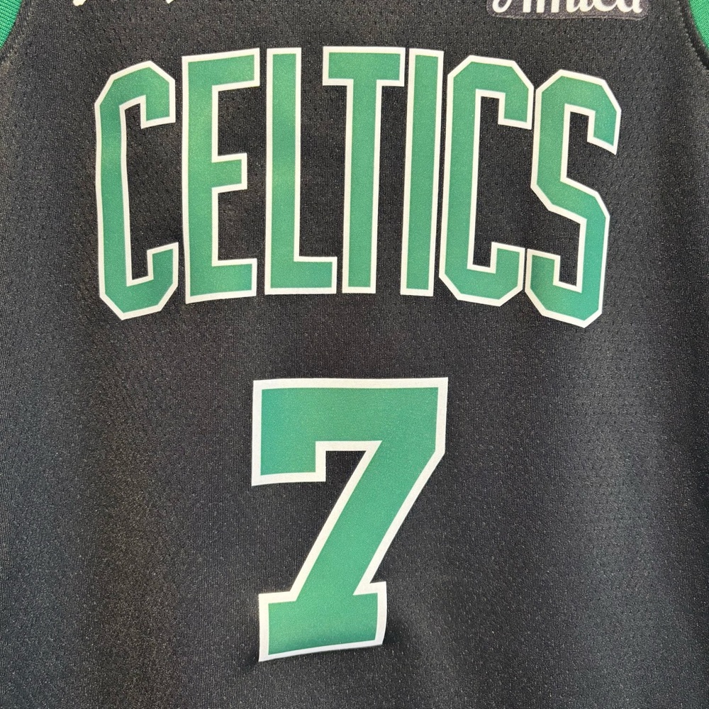 Boston Celtics Jaylen Brown Jersey Jordan Statement Swingman Small 40 Amica NBA - Picture 4 of 16